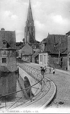 Langeais, vers 1900